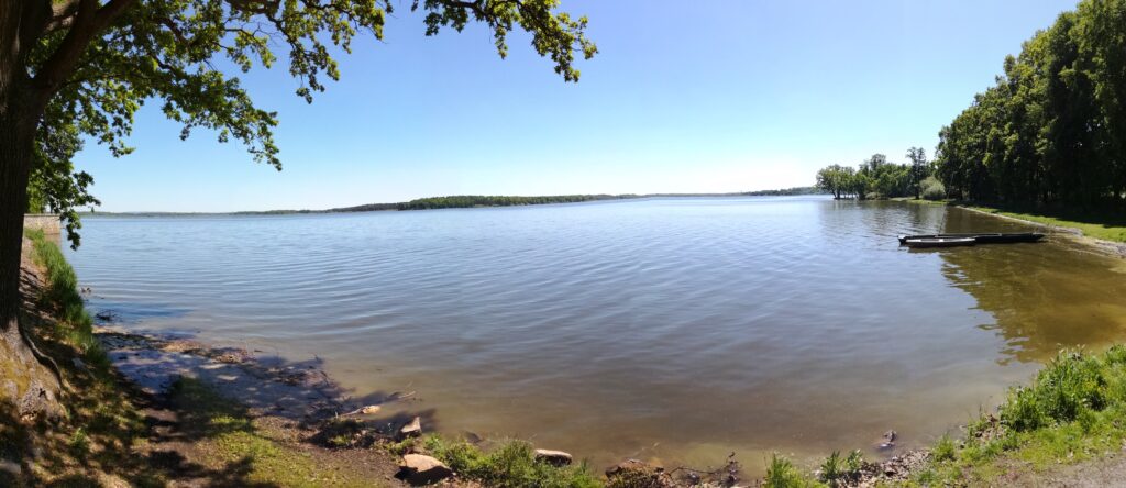 Panoráma na rybník v Třeboni