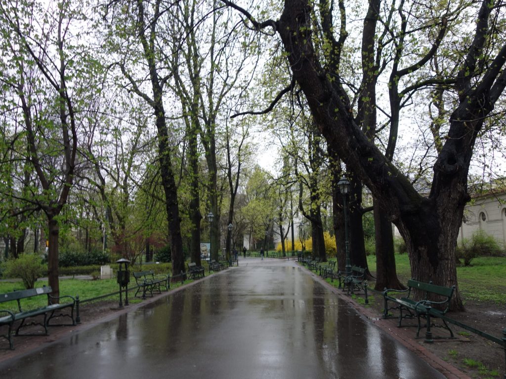 Pohled na Park obklopující historické jádro města