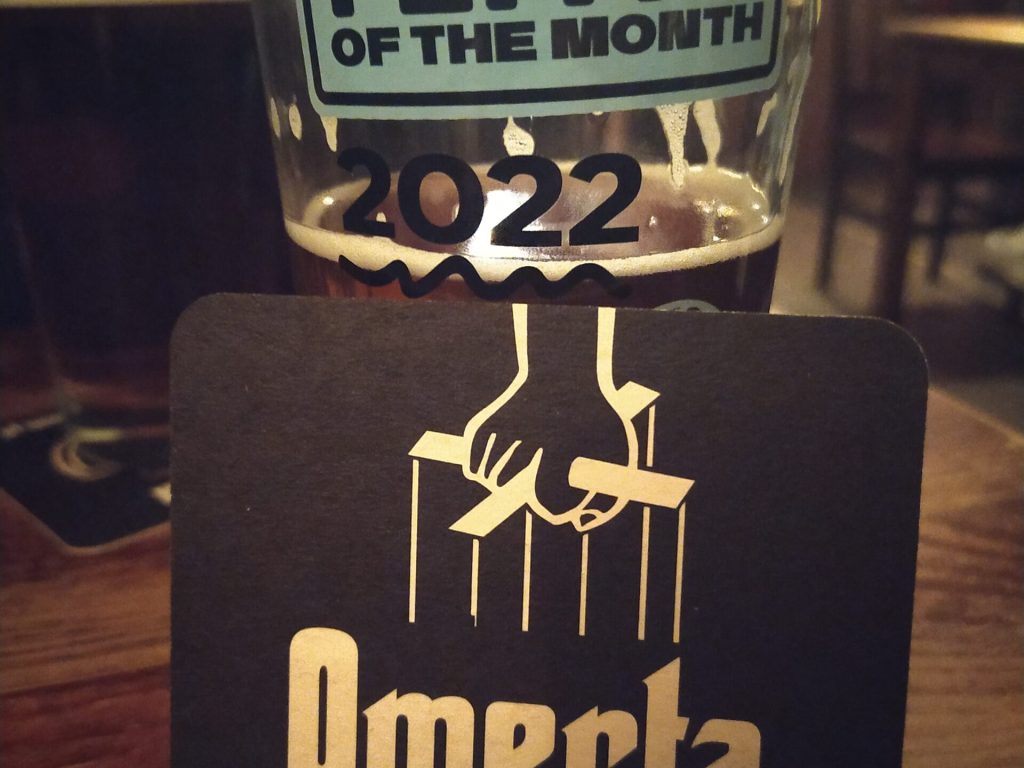 Pivo z hospody Omerta pub v Krakově